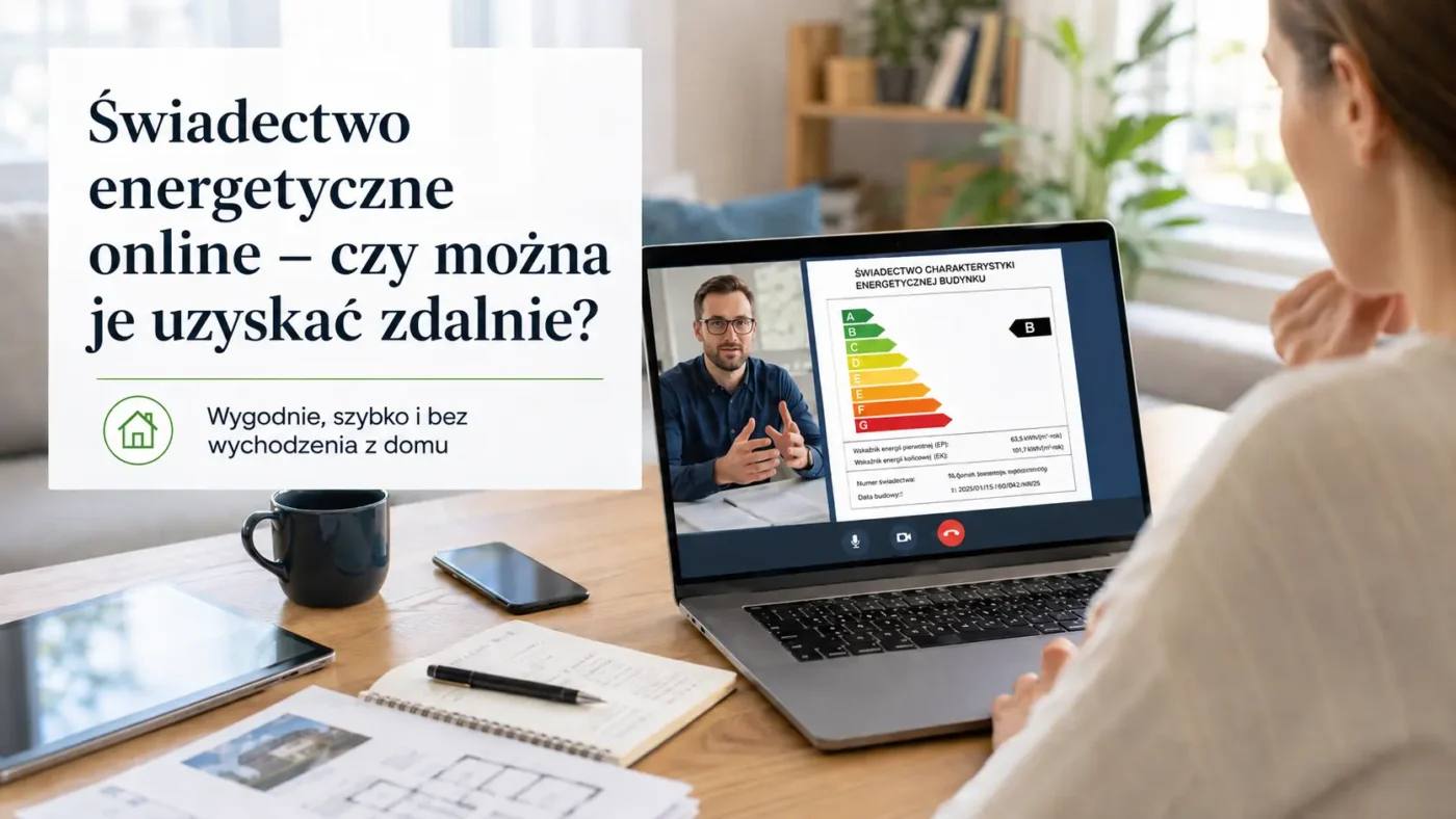 Świadectwo energetyczne online – czy można je uzyskać zdalnie?